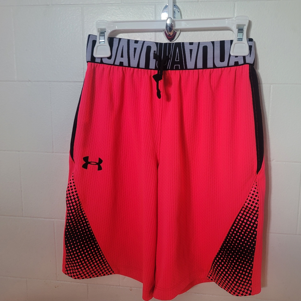Under Armour Pink Athletic Shorts with Dynamic Design